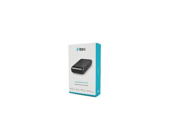 Батарея универсальная Ttec 20000mAh, Output 2*USB + Type-C, 20W, Black (2BB186S) Батарея универсальная Ttec 20000mAh, Output 2*USB + Type-C, 20W, Black (2BB186S)