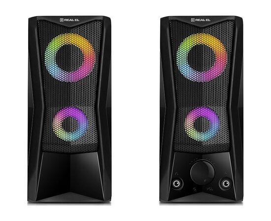 Акустическая система REAL-EL S-107 USB Black (EL121100017), изображение 3
