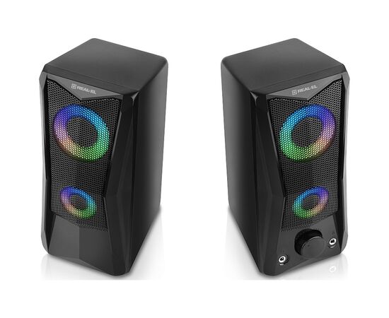 Акустическая система REAL-EL S-107 USB Black (EL121100017), изображение 4