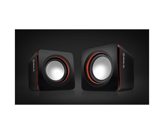 Акустическая система REAL-EL S-13 USB Black (EL121100021), изображение 10