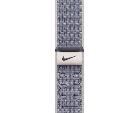Ремешок для смарт-часов Apple 46mm Grey/Blue Nike Sport Loop (MXU13ZM/A), изображение 2 Ремешок для смарт-часов Apple 46mm Grey/Blue Nike Sport Loop (MXU13ZM/A), изображение 2