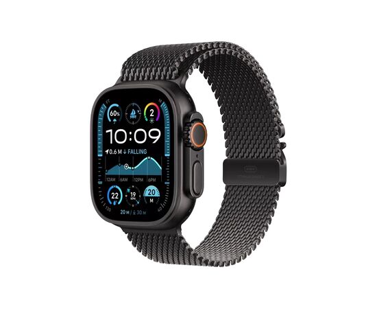 Ремінець до смарт-годинника Apple 49mm Black Titanium Milanese Loop - Medium (MXKG3ZM/A), зображення 2 Ремінець до смарт-годинника Apple 49mm Black Titanium Milanese Loop - Medium (MXKG3ZM/A), зображення 2