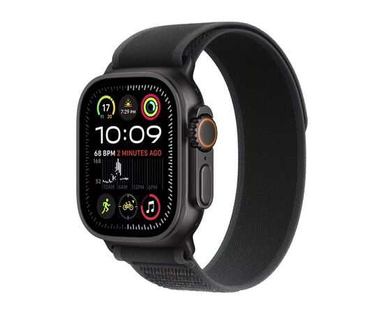 Ремінець до смарт-годинника Apple 49mm Black Trail Loop - M/L - Black Titanium Finish (MYQ63ZM/A), зображення 2 Ремінець до смарт-годинника Apple 49mm Black Trail Loop - M/L - Black Titanium Finish (MYQ63ZM/A), зображення 2