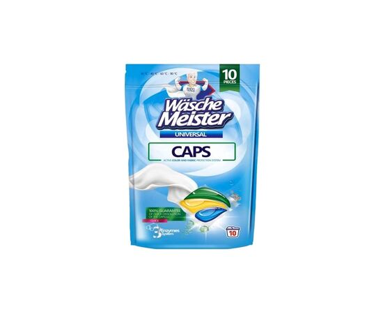 Капсулы для стирки Wasche Meister Universal Трехъячеечные 10 шт. (4260418936186)