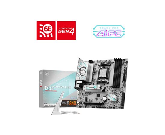 Материнська плата MSI B840M GAMING PLUS WIFI6E, зображення 7 Материнська плата MSI B840M GAMING PLUS WIFI6E, зображення 7