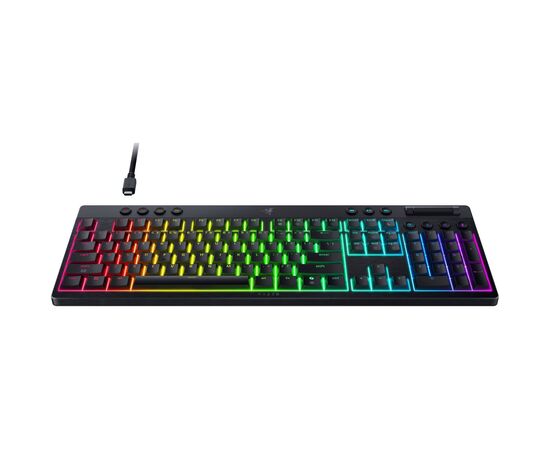 Клавиатура Razer BlackWidow V4 Low-Profile Wireless/Bluetooth/USB Yellow switch UA Black (RZ03-05271500-R3M1), изображение 2 Клавиатура Razer BlackWidow V4 Low-Profile Wireless/Bluetooth/USB Yellow switch UA Black (RZ03-05271500-R3M1), изображение 2