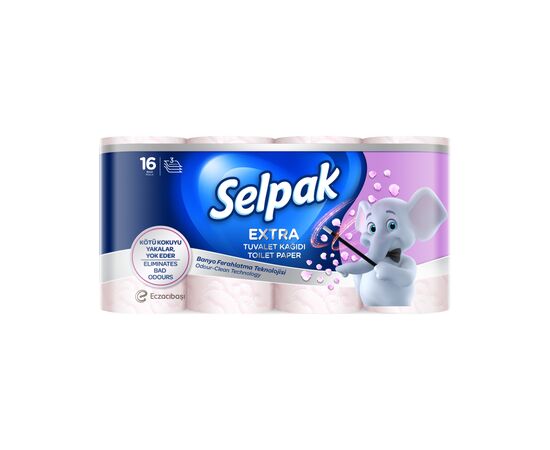 Туалетная бумага Selpak Extra 3 слоя 16 рулонов (8690530044746)