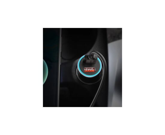 Зарядное устройство Baseus 2xUSB QC3.0 + cable USB to USB-C 40W Golden Contactor Pro dark gray (TZCCJD-A0G), изображение 6