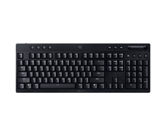 Клавіатура Razer BlackWidow V4 Low-Profile Wireless/Bluetooth/USB Green switch UA Black (RZ03-05270100-R3M1), зображення 8 Клавіатура Razer BlackWidow V4 Low-Profile Wireless/Bluetooth/USB Green switch UA Black (RZ03-05270100-R3M1), зображення 8
