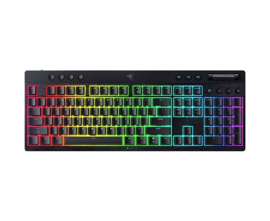 Клавіатура Razer BlackWidow V4 Low-Profile Wireless/Bluetooth/USB Green switch UA Black (RZ03-05270100-R3M1) Клавіатура Razer BlackWidow V4 Low-Profile Wireless/Bluetooth/USB Green switch UA Black (RZ03-05270100-R3M1)