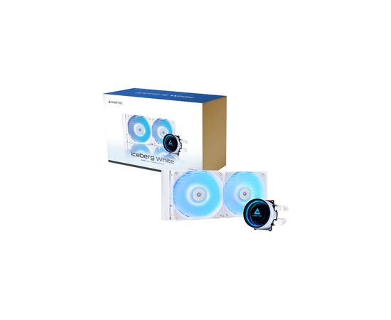 Система жидкостного охлаждения Chieftec Iceberg 240 ARGB WHITE (CLC-240-RGB-W), изображение 4 Система жидкостного охлаждения Chieftec Iceberg 240 ARGB WHITE (CLC-240-RGB-W), изображение 4