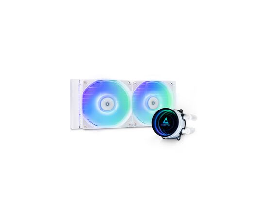 Система жидкостного охлаждения Chieftec Iceberg 240 ARGB WHITE (CLC-240-RGB-W)