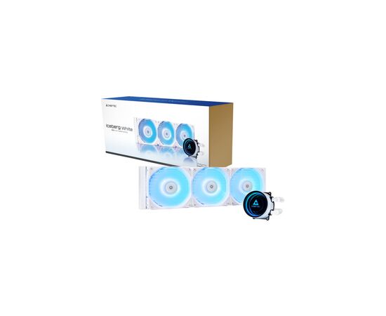 Система жидкостного охлаждения Chieftec Iceberg 360 ARGB WHITE (CLC-360-RGB-W), изображение 3 Система жидкостного охлаждения Chieftec Iceberg 360 ARGB WHITE (CLC-360-RGB-W), изображение 3