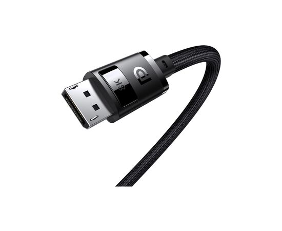 Кабель мультимедийный DisplayPort M to DisplayPort M 2.0m 8K Baseus (B00633706111-02), изображение 2 Кабель мультимедийный DisplayPort M to DisplayPort M 2.0m 8K Baseus (B00633706111-02), изображение 2