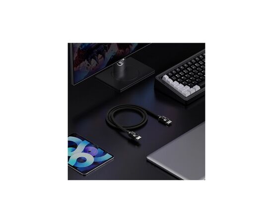 Кабель мультимедийный DisplayPort M to DisplayPort M 2.0m 8K Baseus (B00633706111-02), изображение 6 Кабель мультимедийный DisplayPort M to DisplayPort M 2.0m 8K Baseus (B00633706111-02), изображение 6
