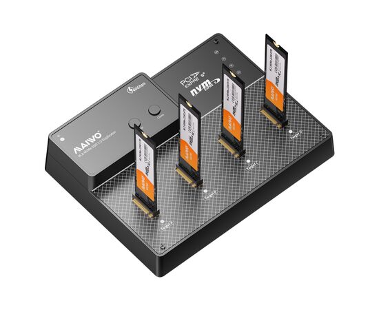 Док-станція для накопичувачів Maiwo 4*NVMe M.2 SSD Key M/B+M to USB4.0 USB-C 40Gbps (K3015P4) Док-станція для накопичувачів Maiwo 4*NVMe M.2 SSD Key M/B+M to USB4.0 USB-C 40Gbps (K3015P4)