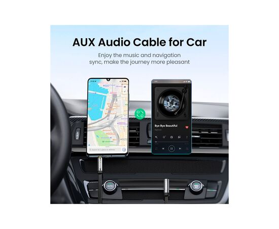 Кабель мультимедийный 3.5mm M to 3.5mm M 0.5m AV119 black Ugreen (10732), изображение 3 Кабель мультимедийный 3.5mm M to 3.5mm M 0.5m AV119 black Ugreen (10732), изображение 3