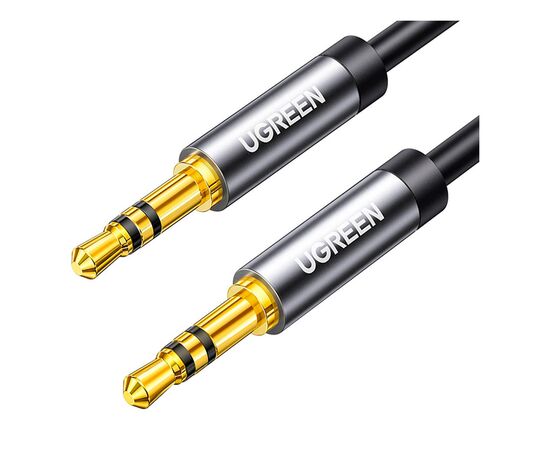 Кабель мультимедийный 3.5mm M to 3.5mm M 0.5m AV119 black Ugreen (10732) Кабель мультимедийный 3.5mm M to 3.5mm M 0.5m AV119 black Ugreen (10732)