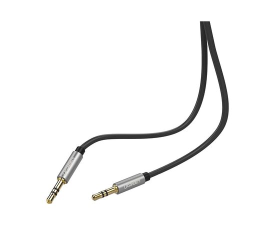 Кабель мультимедийный 3.5mm M to 3.5mm M 3.0m AV119 black Ugreen (10736), изображение 3 Кабель мультимедийный 3.5mm M to 3.5mm M 3.0m AV119 black Ugreen (10736), изображение 3