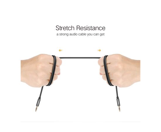 Кабель мультимедийный 3.5mm M to 3.5mm M 3.0m AV119 black Ugreen (10736), изображение 5 Кабель мультимедийный 3.5mm M to 3.5mm M 3.0m AV119 black Ugreen (10736), изображение 5