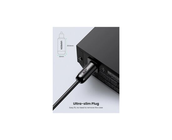 Кабель мультимедийный Optical Toslink 1.0m AV122 black Ugreen (70890), изображение 7 Кабель мультимедийный Optical Toslink 1.0m AV122 black Ugreen (70890), изображение 7