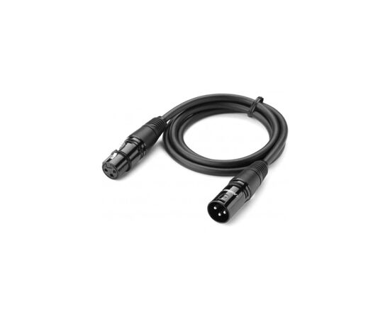 Кабель мультимедийный XLR M to XLR F 2.0m AV130 black Ugreen (20710), изображение 4 Кабель мультимедийный XLR M to XLR F 2.0m AV130 black Ugreen (20710), изображение 4