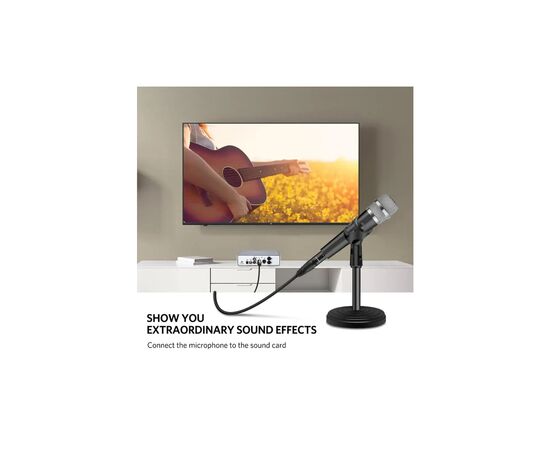 Кабель мультимедийный XLR M to XLR F 2.0m AV130 black Ugreen (20710), изображение 6 Кабель мультимедийный XLR M to XLR F 2.0m AV130 black Ugreen (20710), изображение 6