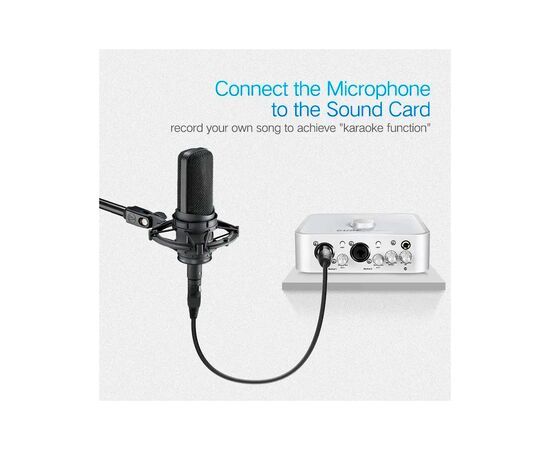 Кабель мультимедийный XLR M to XLR F 5.0m AV130 black Ugreen (20712), изображение 6 Кабель мультимедийный XLR M to XLR F 5.0m AV130 black Ugreen (20712), изображение 6