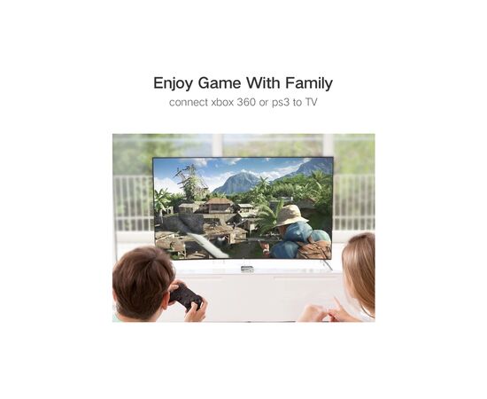 Кабель мультимедийный HDMI M to HDMI M 1.0m 90° corner HD103 black Ugreen (10172), изображение 5