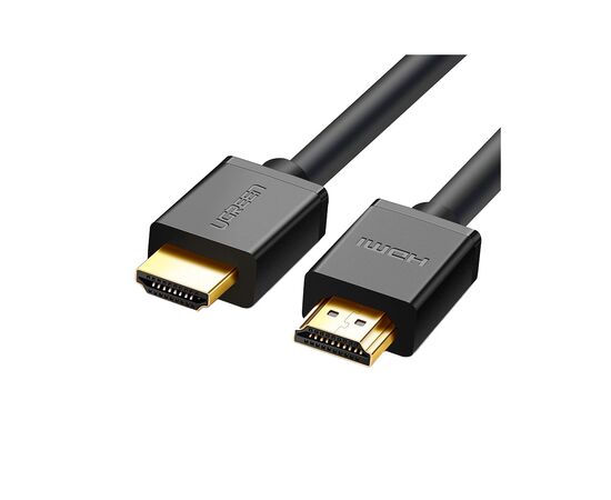 Кабель мультимедийный HDMI M to HDMI M 10.0m HD104 black Ugreen (10110)
