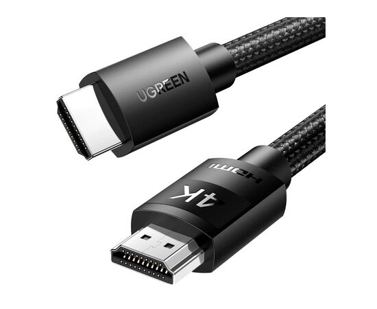 Кабель мультимедийный HDMI M to HDMI M 10.0m 4K30Hz braided HD119 black Ugreen (40104) Кабель мультимедийный HDMI M to HDMI M 10.0m 4K30Hz braided HD119 black Ugreen (40104)