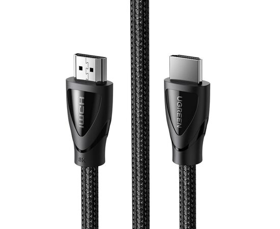 Кабель мультимедийный HDMI M to HDMI M 1.5m braided HD140 black Ugreen (80402) Кабель мультимедийный HDMI M to HDMI M 1.5m braided HD140 black Ugreen (80402)