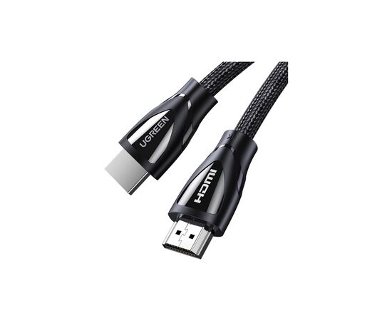 Кабель мультимедийный HDMI M to HDMI M 2.0m braided HD140 black Ugreen (80403) Кабель мультимедийный HDMI M to HDMI M 2.0m braided HD140 black Ugreen (80403)