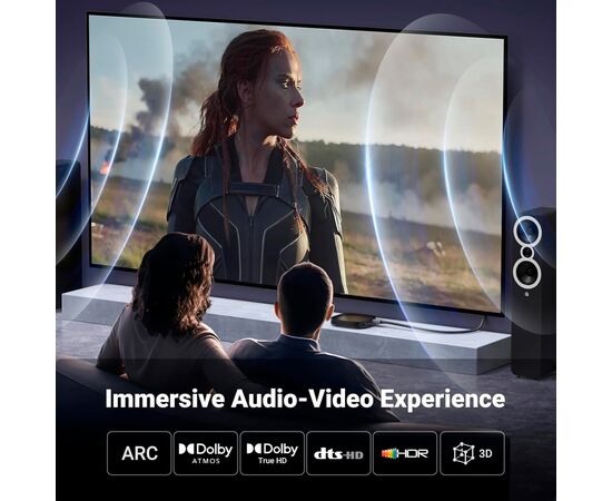 Кабель мультимедийный HDMI M to HDMI M 1.0m V2.0 4K60Hz HD153 black Ugreen (25297), изображение 4