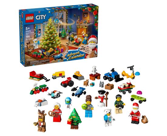 Конструктор LEGO City Різдвяний календар 2025 (60475), зображення 6 Конструктор LEGO City Різдвяний календар 2025 (60475), зображення 6