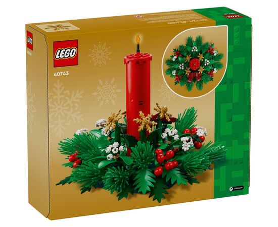 Конструктор LEGO Iconic Декор для рождественского стола (40743), изображение 3 Конструктор LEGO Iconic Декор для рождественского стола (40743), изображение 3
