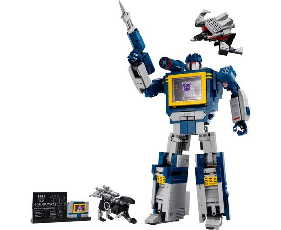 Конструктор LEGO Icons Transformers: Саундвейв (10358), зображення 2 Конструктор LEGO Icons Transformers: Саундвейв (10358), зображення 2