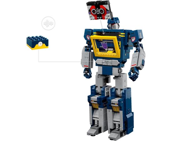 Конструктор LEGO Icons Transformers: Саундвейв (10358), зображення 5 Конструктор LEGO Icons Transformers: Саундвейв (10358), зображення 5