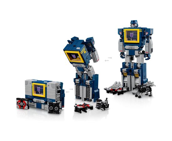 Конструктор LEGO Icons Transformers: Саундвейв (10358), зображення 6 Конструктор LEGO Icons Transformers: Саундвейв (10358), зображення 6