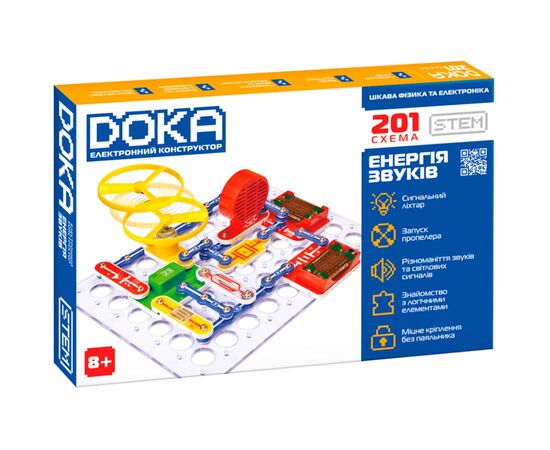 Конструктор DOKA электронный 201 схема (D70706) Конструктор DOKA электронный 201 схема (D70706)