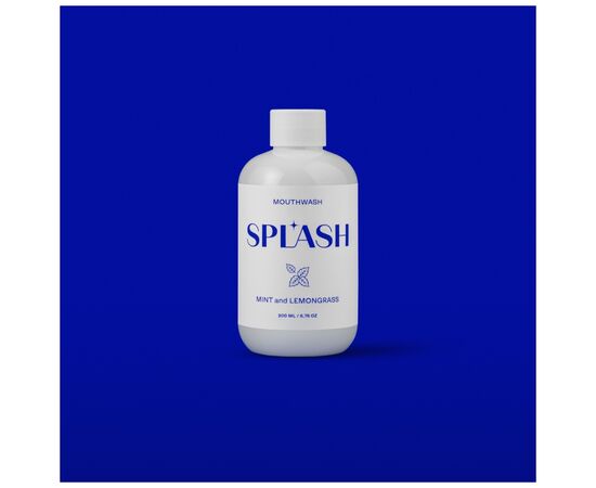 Ополаскиватель для полости рта Splash Mint And Lemongrass Со вкусом мяты и лемонграса 300 мл (4820266832247), изображение 3 Ополаскиватель для полости рта Splash Mint And Lemongrass Со вкусом мяты и лемонграса 300 мл (4820266832247), изображение 3