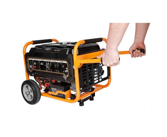 Генератор Neo Tools 230V, kW, електростартер, AVR (04-730P), изображение 6 Генератор Neo Tools 230V, kW, електростартер, AVR (04-730P), изображение 6