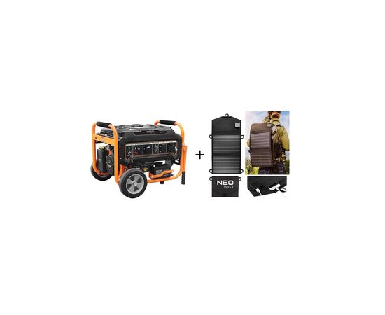 Генератор Neo Tools 230V, kW, електростартер, AVR (04-730P) Генератор Neo Tools 230V, kW, електростартер, AVR (04-730P)