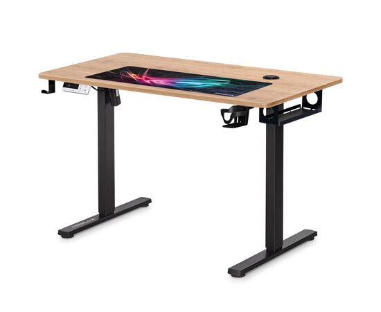 Компьютерный стол Mealux PowerDesk Energy Mahogany з електрорегулюванням висоти (EVO-201 Energy Mahogany/B)