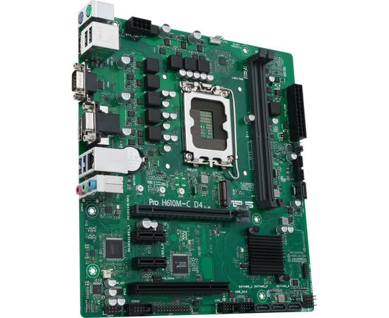 Материнская плата ASUS Pro H610M-C D4-CSM, изображение 3 Материнская плата ASUS Pro H610M-C D4-CSM, изображение 3