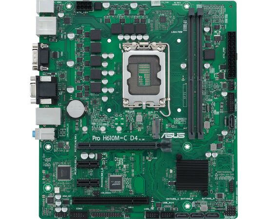 Материнская плата ASUS Pro H610M-C D4-CSM Материнская плата ASUS Pro H610M-C D4-CSM