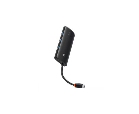 Концентратор Baseus USB-C 5-in-1 HDMI + 3xUSB 3.0 + PD black (WKQX040001), изображение 4 Концентратор Baseus USB-C 5-in-1 HDMI + 3xUSB 3.0 + PD black (WKQX040001), изображение 4