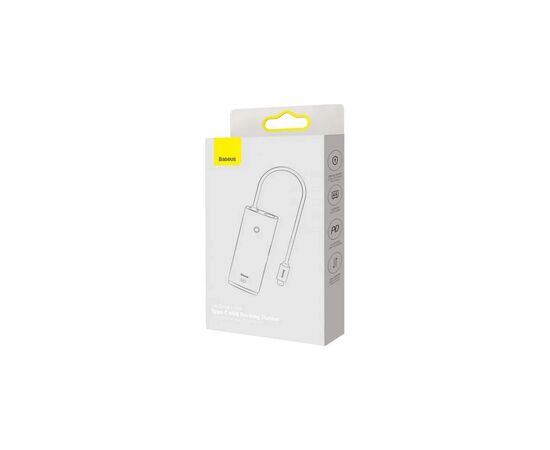 Концентратор Baseus USB-C 6-in-1 HDMI + 2xUSB 3.0 + PD + SD/TF black (WKQX050101), изображение 5 Концентратор Baseus USB-C 6-in-1 HDMI + 2xUSB 3.0 + PD + SD/TF black (WKQX050101), изображение 5