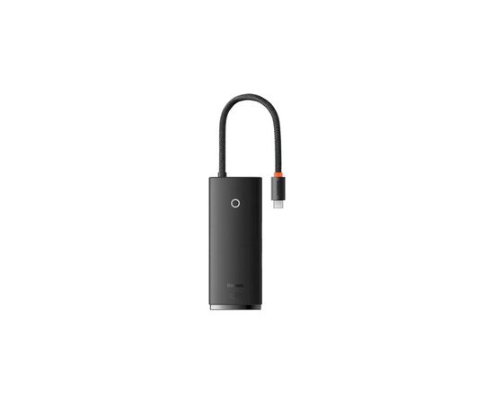 Концентратор Baseus USB-C 6-in-1 HDMI + 2xUSB 3.0 + PD + SD/TF black (WKQX050101) Концентратор Baseus USB-C 6-in-1 HDMI + 2xUSB 3.0 + PD + SD/TF black (WKQX050101)
