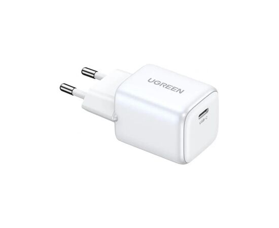 Зарядное устройство Ugreen USB-C PD20W GaN CD318 white (15324) Зарядное устройство Ugreen USB-C PD20W GaN CD318 white (15324)